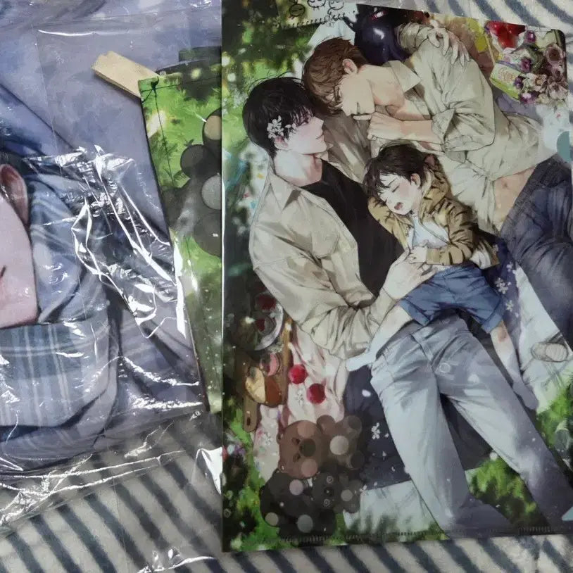[BUNJANG] Audio Comics Lost Suede Poster L-Holder Bundle Set / 유실 오디오코믹스 담요+유실au 스웨이드포스터L홀더 일괄양도