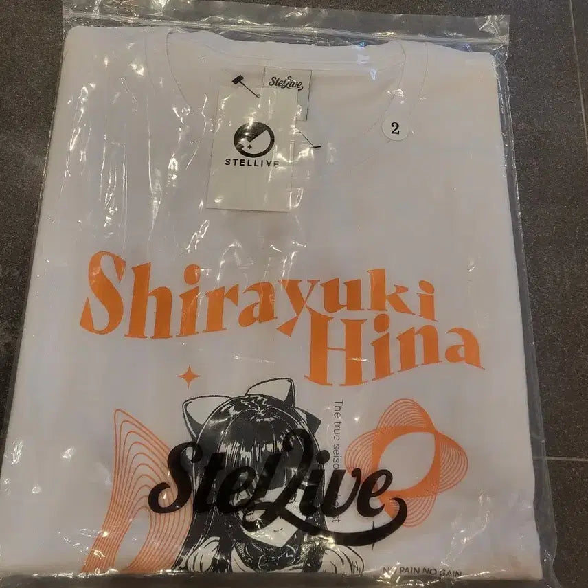 [BUNJANG] Stellive Shirayuki Hina Short Sleeve T-Shirt Size 2 / 스텔라이브 시라유키 히나 반팔 티셔츠 2사이즈