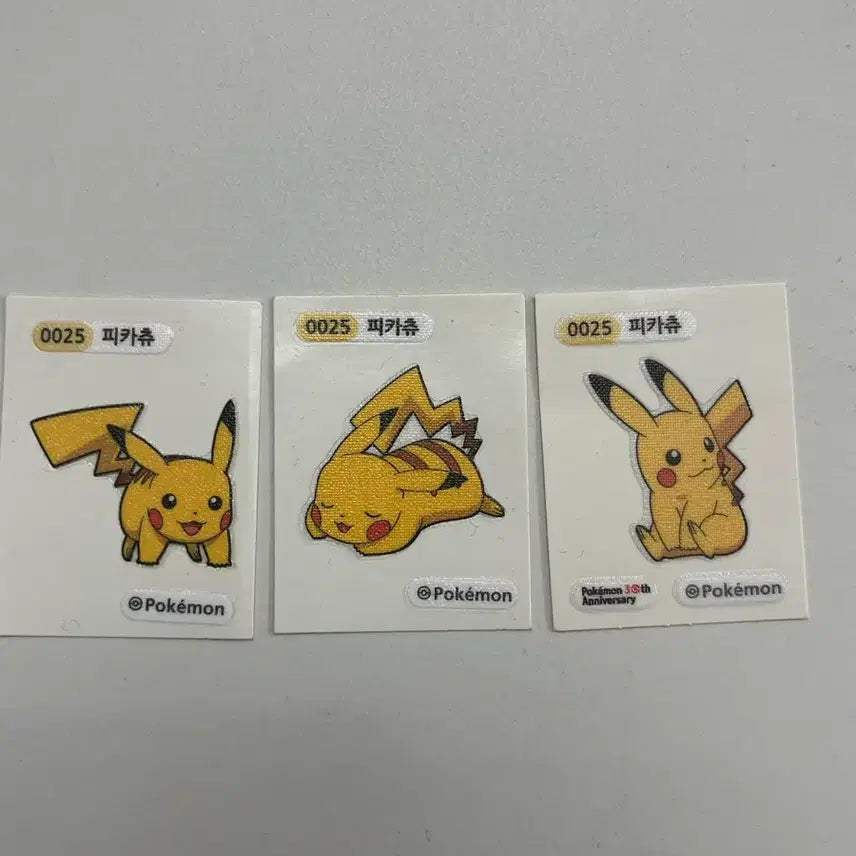[BUNJANG] Pikachu Sticker Set / 피카츄 띠부씰