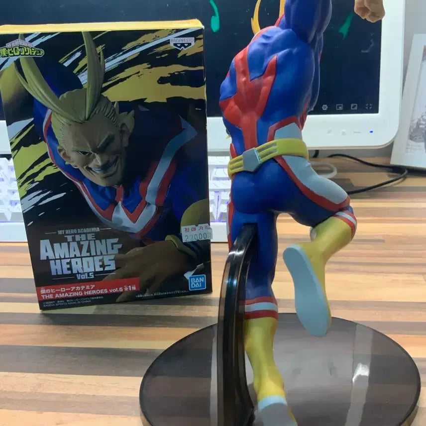 [BUNJANG] My Hero Academia Amazing Heroes All Might Figure (Unsealed, Box Included) / 개봉, 박스O) 나히아 어메이징 히어로즈 올마이트 피규어