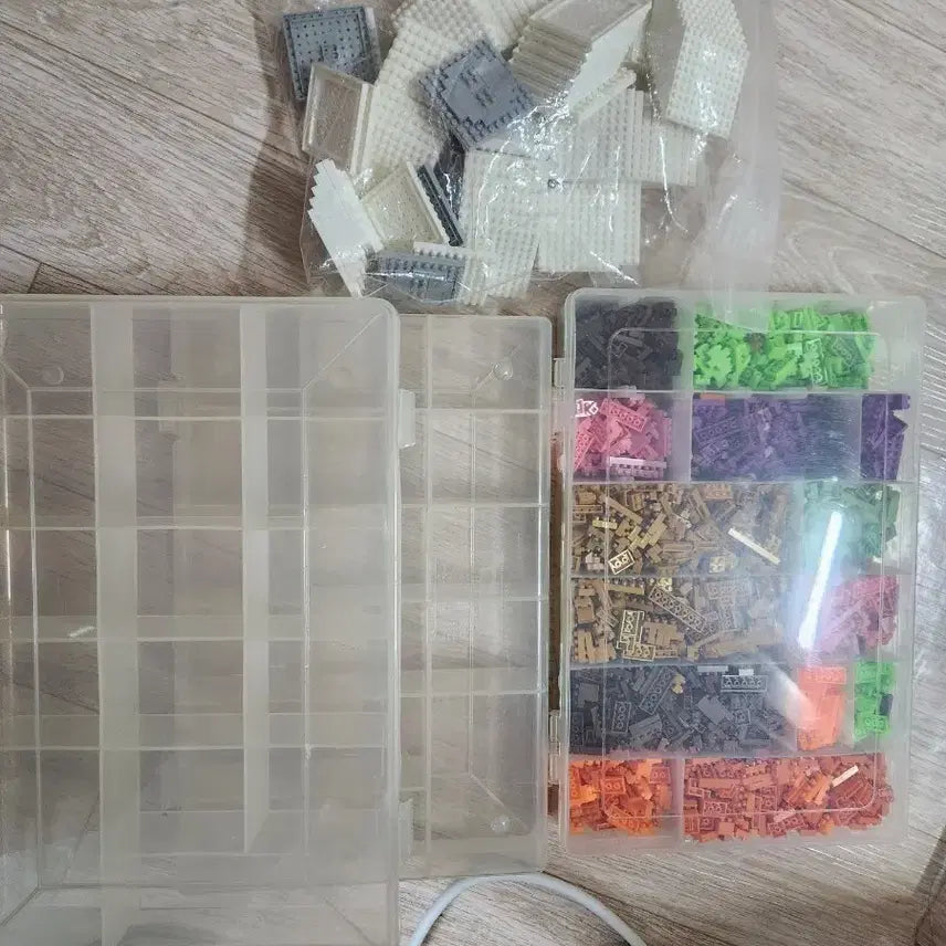 [BUNJANG] Nanoblock Storage Box and Block Set / 나노블록 정리함 및 블록 세트