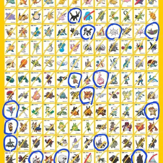 [BUNJANG] Pokemon Stickers / 포켓몬 띠부씰 구매합니다