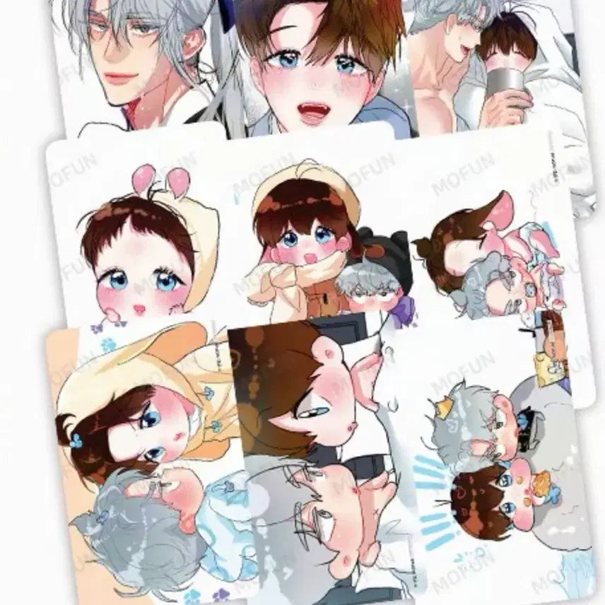 [BUNJANG] Mofun Peppermint 9-Card Set / 모펀 박하사탕 9장 세트