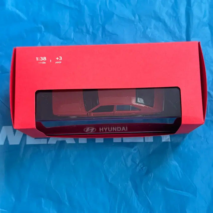 [BUNJANG] Pony Minicar Red Christmas Limited Packaging / 1:38 포니 미니카 레드 - 크리스마스 한정 패키징