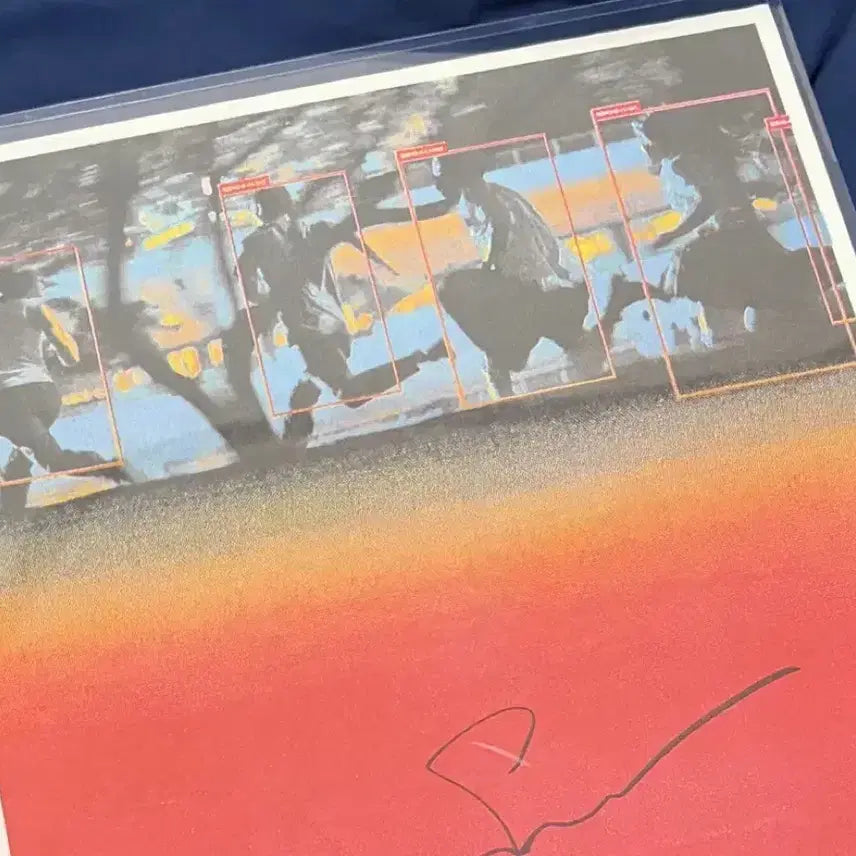 [BUNJANG] Happy End Authentic Autograph Poster / 해피엔드 친필 싸인 포스터 네오소라 영화 굿즈 티셔츠