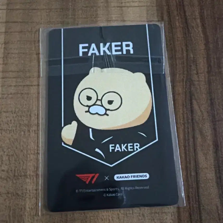 [BUNJANG] T1 Kakao Friends Chunsik Collaboration Faker Photocard / 티원 카카오프렌즈 춘식 콜라보 페이커 포카 (인형키링XX)