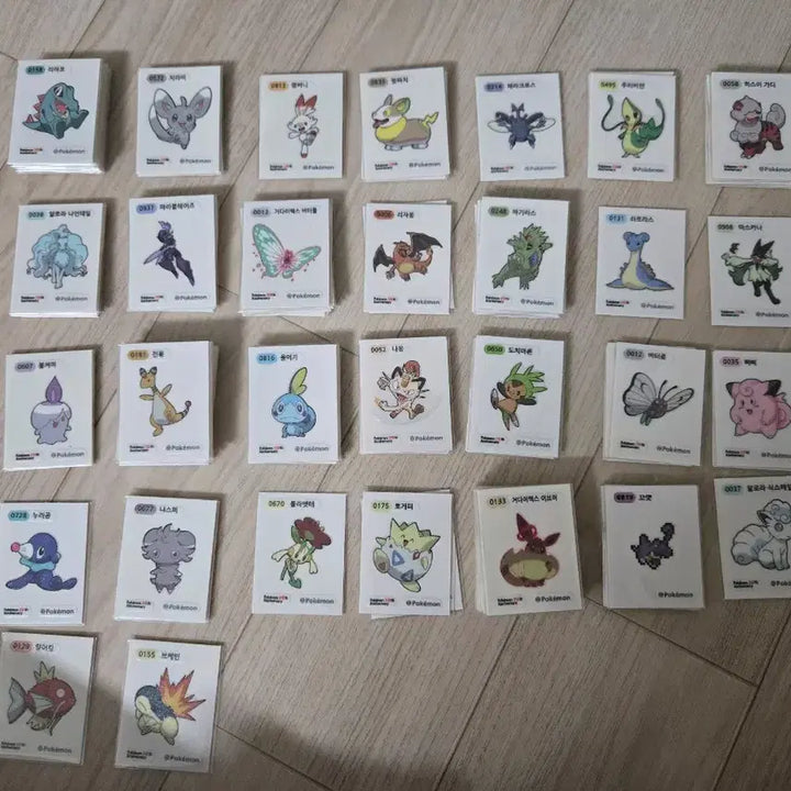 [BUNJANG] Pokemon Sticker Collection / 포켓몬띠부씰 판매