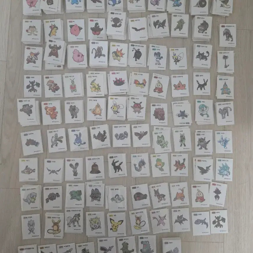 [BUNJANG] Pokemon Sticker Collection / 포켓몬띠부씰 판매