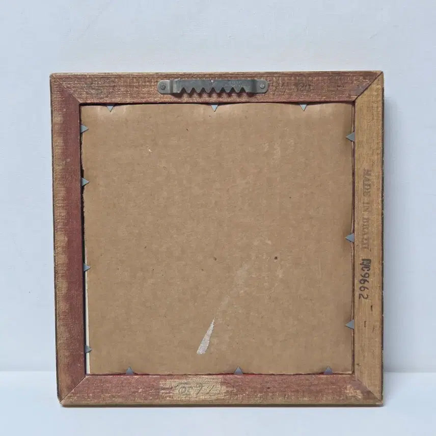 [BUNJANG] 1970s Brazilian Artist Original Painting of Virgin Mary Framed Art / 1970년대 브라질 작가  성모마리아 그림 원본 유리액자 천주교