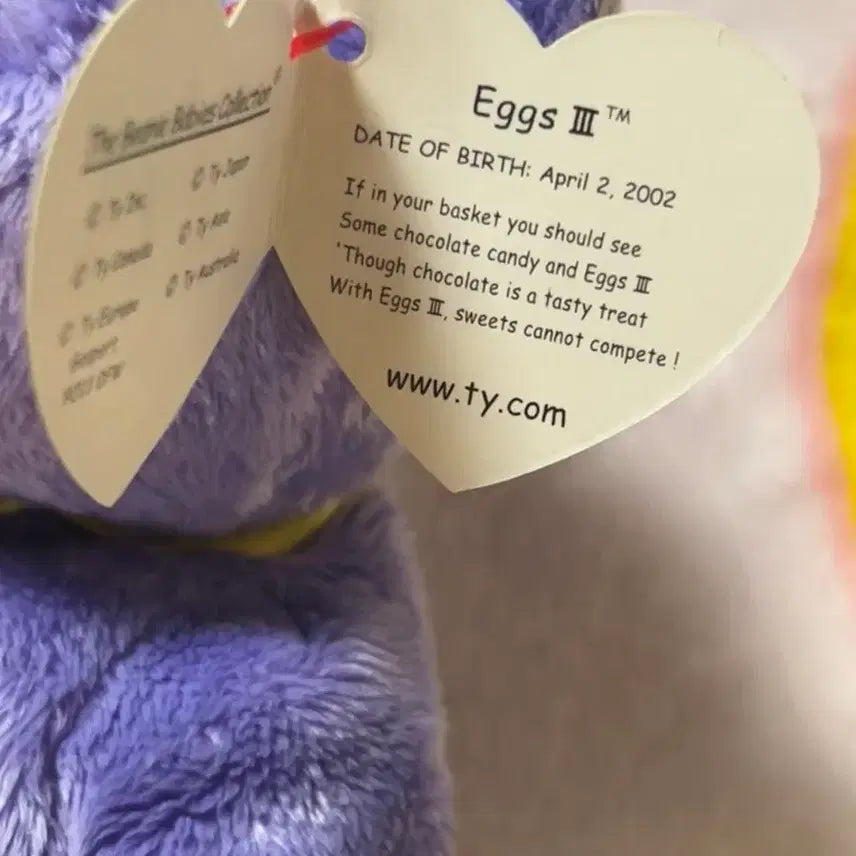 [BUNJANG] Ty Beanie Babies Eggs 3 Plush Toy / ty베어 Eggs 3