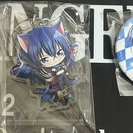[BUNJANG] Kamichama Karin Tomoe Keychain &amp; Badge Bundle / 캐릭캐릭체인지 팝업 토마 키링 뱃지 일괄