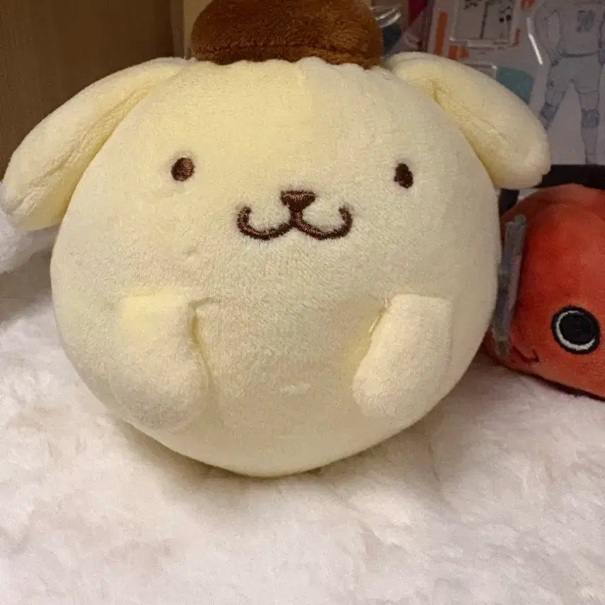 [BUNJANG] Pompompurin "Fat Pig" Mascot Plush Keychain / 압도적 뚱돼지 폼폼푸린 마스코트 인형 키링