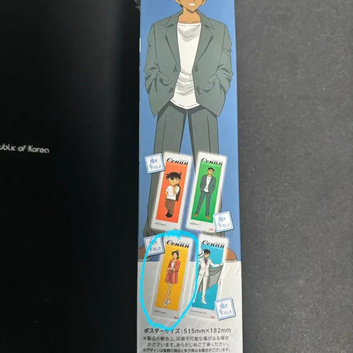 [BUNJANG] Detective Conan Kazuha Long Poster / 명탐정코난 카즈하 롱 포스터 캬라포스 가영 서가영