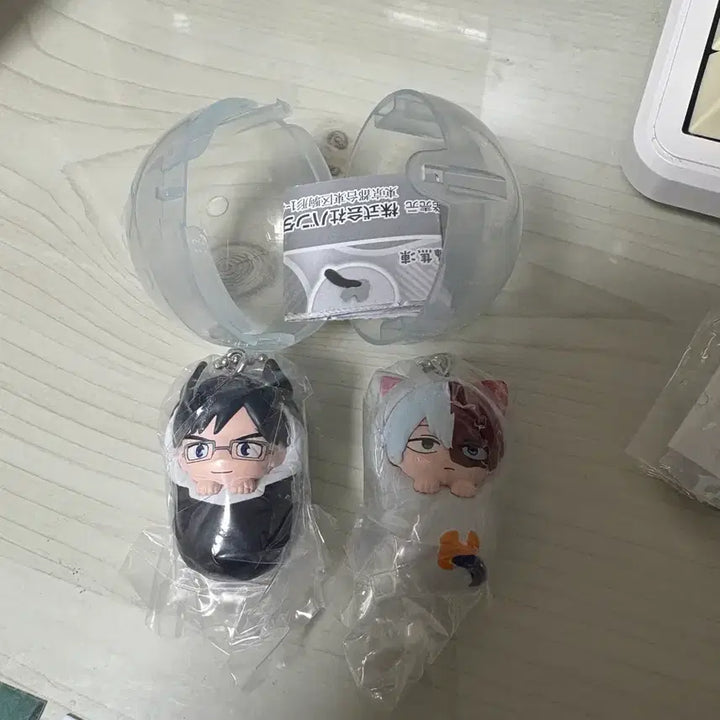 [BUNJANG] My Hero Academia Todoroki &amp; Iida Noodle Stopper Bundle Set (Sealed) / [미개봉] 나히아 히로아카 포대기(포데기) 가챠 토도로키 이이다 일괄