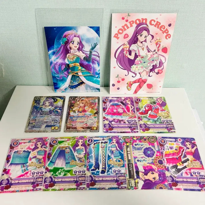 [BUNJANG] Aikatsu! Mizuki &amp; Luna Goods Card Bundle Set / 일괄) 아이엠스타 아이카츠 미즈키 루나 굿즈 카드