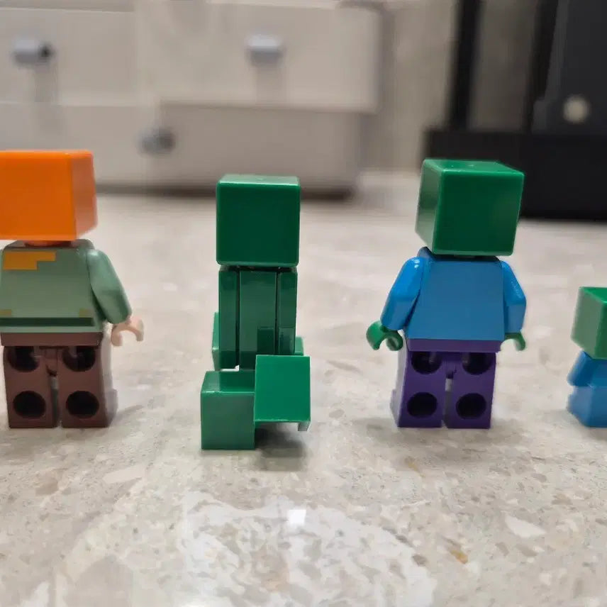 [BUNJANG] LEGO Minecraft Minifigure 4-Figure Bundle Set / 레고 마인크래프트 미니피규어 판매