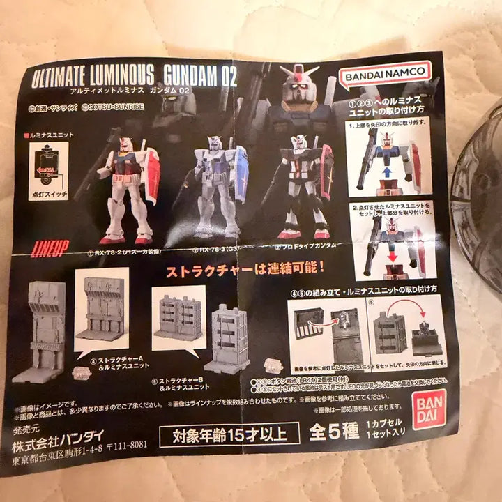 [BUNJANG] Gundam Ultimate Luminous Gundam 02 Set (2 pcs, Sealed) / 얼티밋 루미너스 건담02 2개 셋트(미개봉)