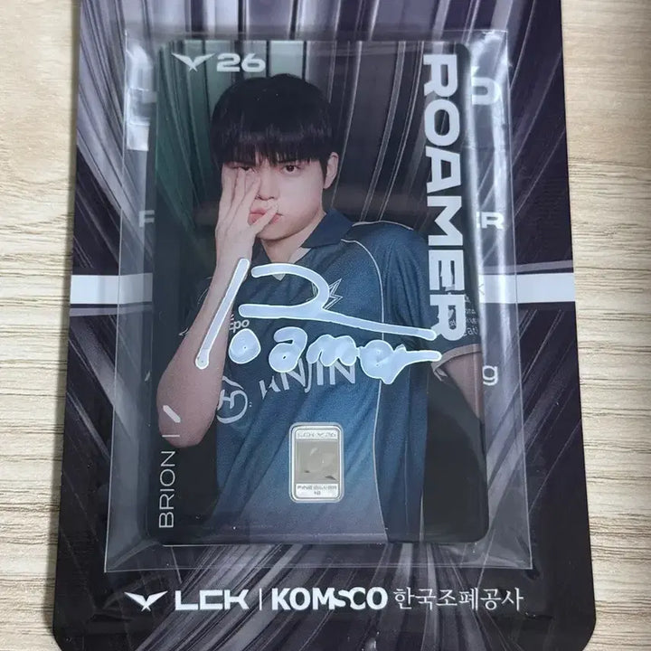 [BUNJANG] LCK Romer Signed Silver Card Limited Edition / Lck 실버카드 로머 싸인 카드 판매