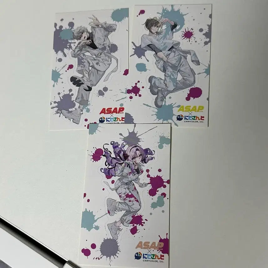 [BUNJANG] Nijisanji ASAP Kuzuha Kanae Salome Sticker Bundle Set / 니지산지 ASAP 쿠즈하 카나에 살로메 특전 스티커 일괄