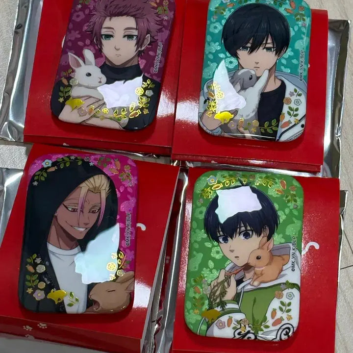[BUNJANG] Blue Lock Rabbit Badge Bundle Set / (4개 일괄) 블루록 토끼 래빗 뱃지 일괄 판매
