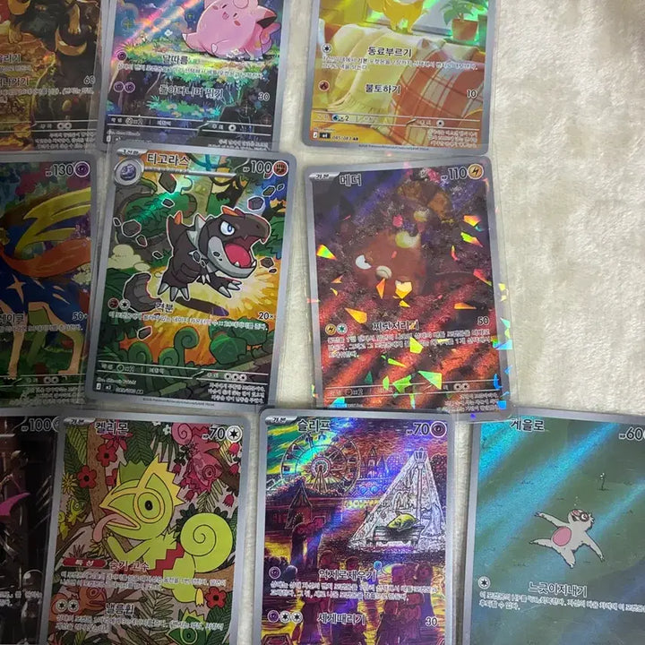 [BUNJANG] Pokemon AR Card Bundle (Dedenne, Clefairy, Fennekin, Solgaleo, Zacian, etc.) / 포켓몬 카드 ar 일괄 (데덴네, 삐삐, 푸호꼬, 솔가레오, 자시안 등)