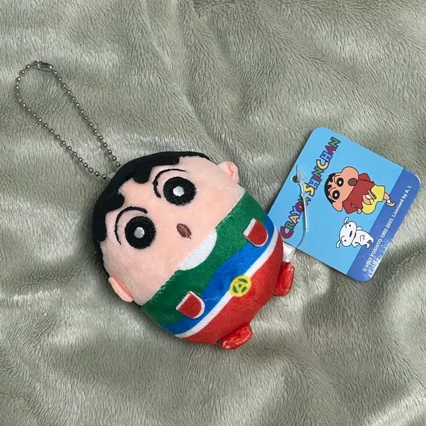 [BUNJANG] Crayon Shin-chan Action Mask Costume Ball Plush Keychain / 택0,새상품) 짱구 액션가면 코스튬 공모양 인형 키링
