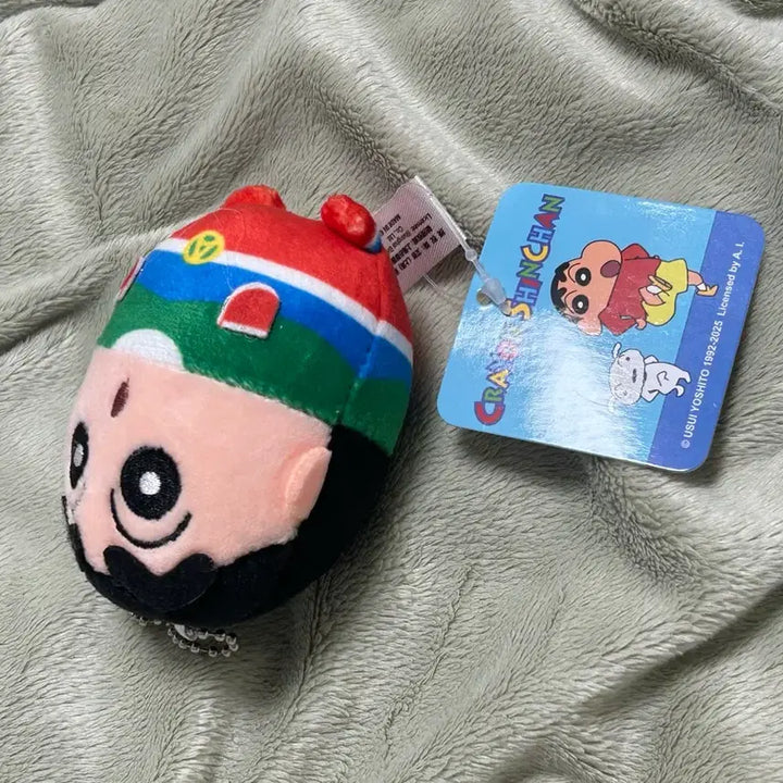 [BUNJANG] Crayon Shin-chan Action Mask Costume Ball Plush Keychain / 택0,새상품) 짱구 액션가면 코스튬 공모양 인형 키링