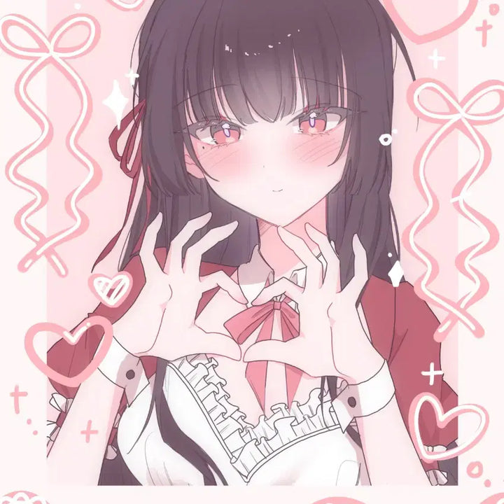 [BUNJANG] Custom Maid Outfit Polaroid Commission / 샘플모집가격낮춤)메이드 체키 그림 커미션