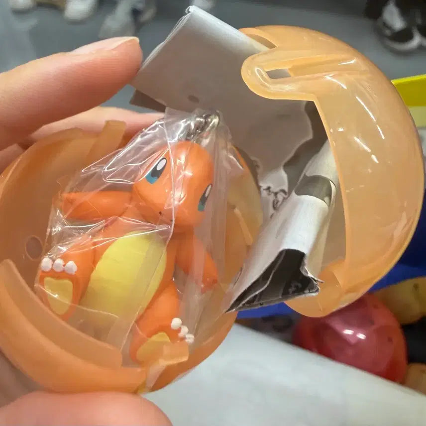 [BUNJANG] Pokemon Connect Mascot Charm - Charmander Ball Chain / 포켓몬스터 대롱 가챠 연결하는 마스코트 15 - 파이리 볼체인