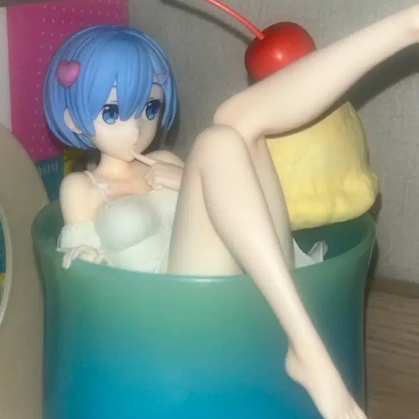 [BUNJANG] Re:Zero Rem Ram Cream Soda Scale Figure / 리제로 렘 람 피규어 크림소다 스케일