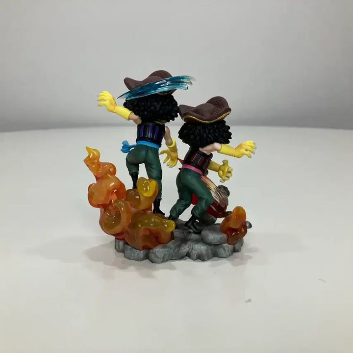 [BUNJANG] One Piece World Collectable Figure Resin G5 Whitebeard Pirates Decal Ban Brothers Figure (Unsealed) / [개봉] 원피스 월콜 레진 G5 흰수염 해적단 디칼반 형제 피규어