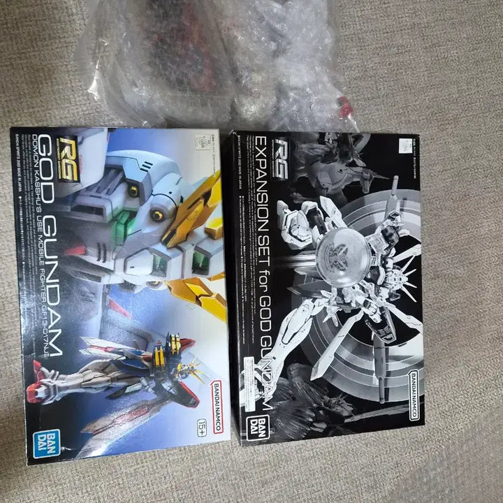 [BUNJANG] Bandai RG God Gundam Expansion Set + Master Gundam Bonus / RG 1/144 갓 건담 + 확장세트 + 보너스 가조립