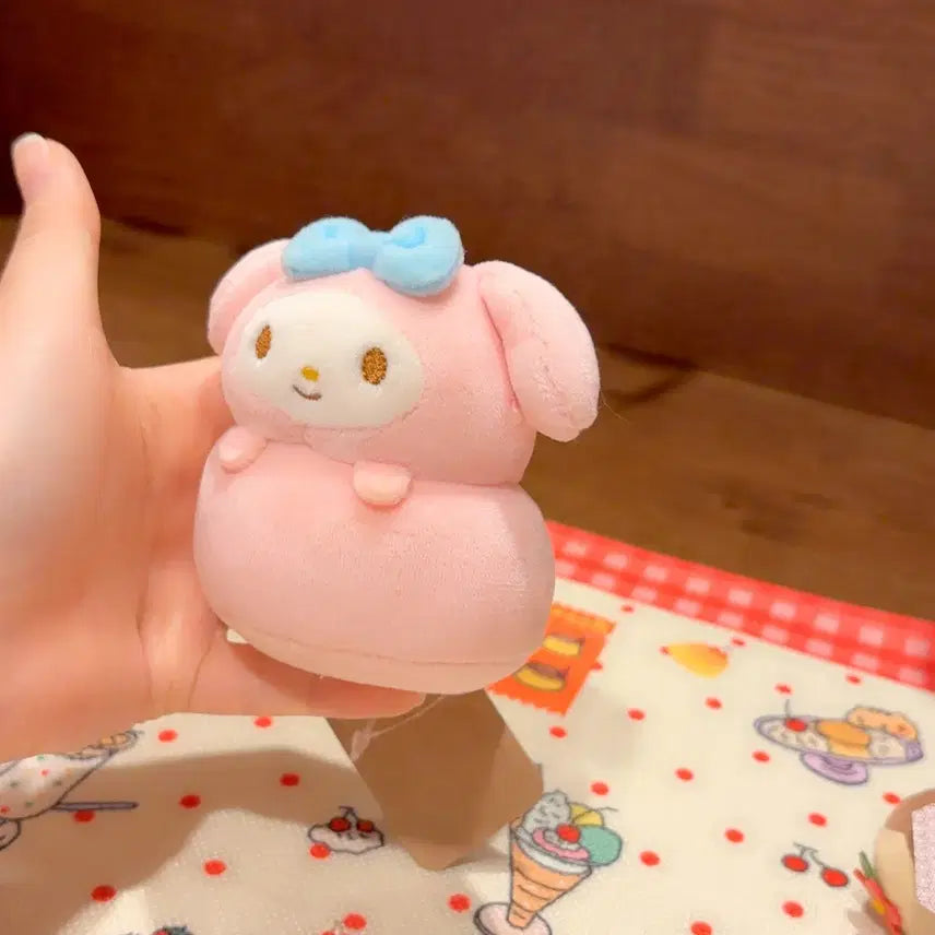 [BUNJANG] Vintage Sanrio My Melody Snowman Mochi Plush / 고전 산리오 마이멜로디 눈사람 모찌 인형