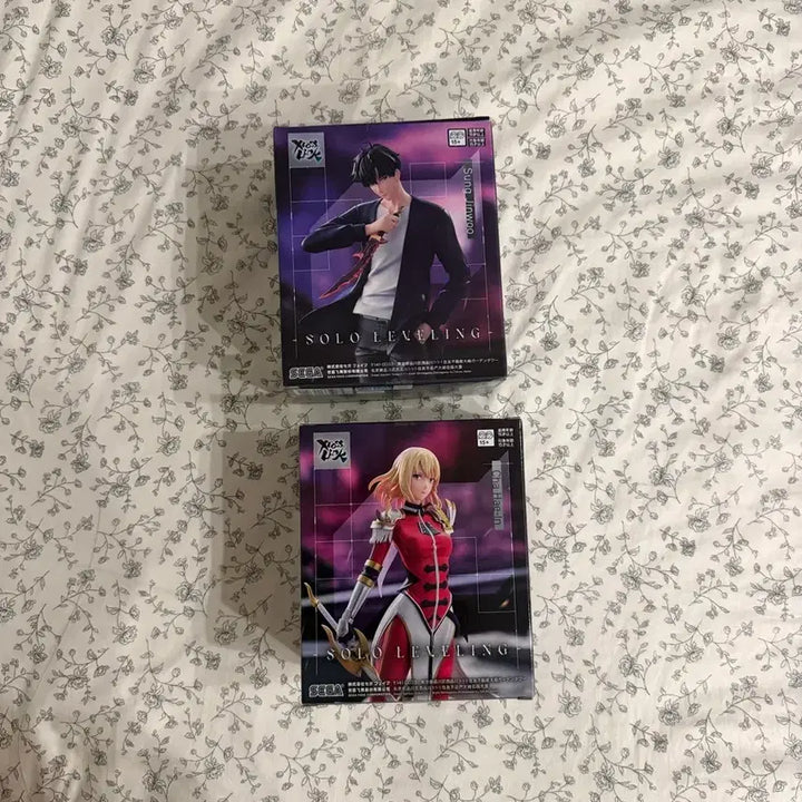[BUNJANG] Solo Leveling Sung Jinwoo &amp; Cha Hae-in 2-Figure Set (Sealed) / 미개봉 ) 나혼자만 레벨업 피규어 성진우, 차해인 2종 세트
