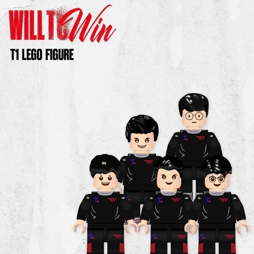 [BUNJANG] T1 T-Factory LEGO Minifigure 5-Figure Set / T1 T팩토리 레고 피규어 제오페구케