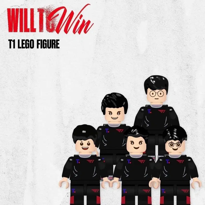 [BUNJANG] T1 T-Factory LEGO Minifigure 5-Figure Set / T1 T팩토리 레고 피규어 제오페구케