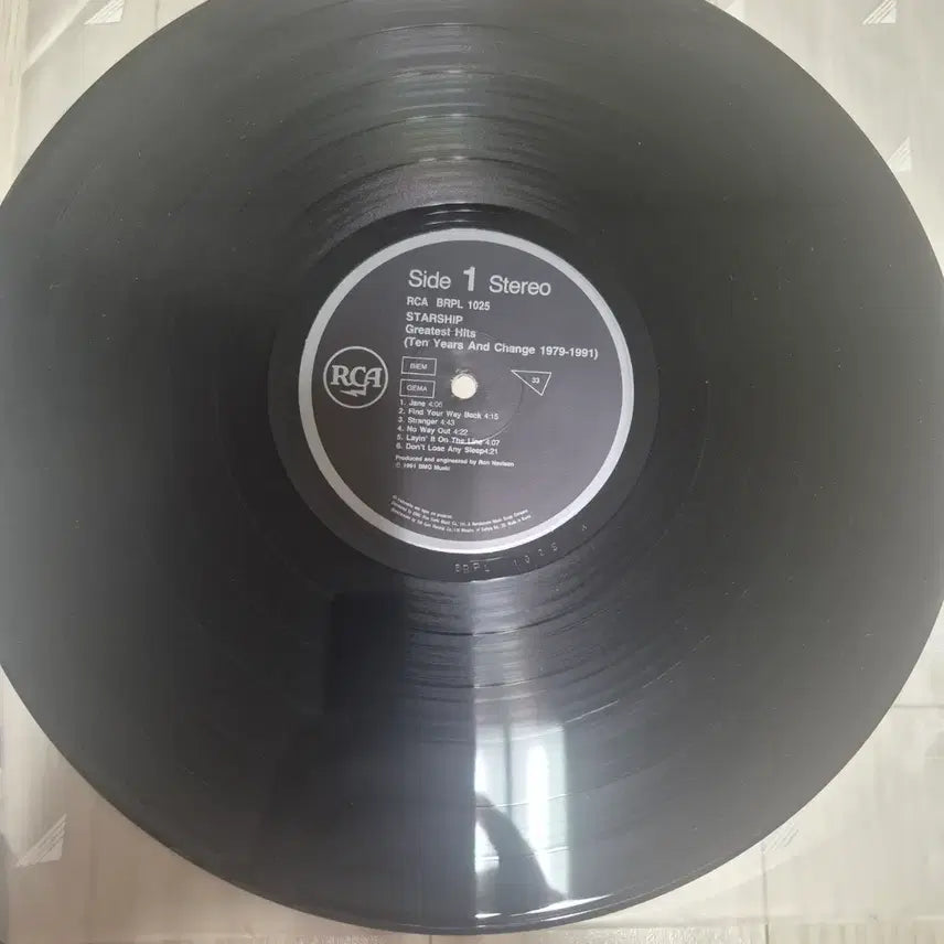 [BUNJANG] Starship Greatest Hits (Ten Years And Change 1979-1991) LP Vinyl Album / LP STARSHIP