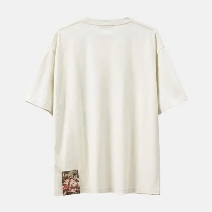 [BUNJANG] Zutto Mayoi Intense Tour Goods White T-Shirt (L Size) / 즛토마요 인텐스투어 굿즈 화이트 티셔츠 L 사이즈 판매