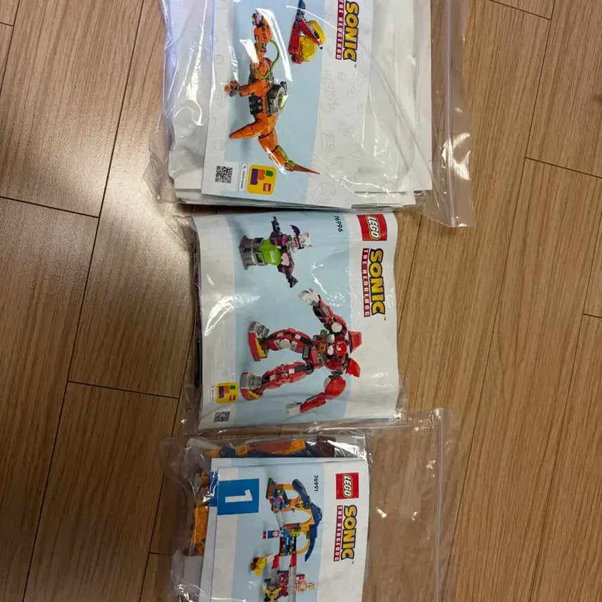 [BUNJANG] LEGO Sonic Series 77003, 76991, 76996 Unsealed Bundle Set / 레고 소닉 시리즈 77003/76991/76996 박스없는 미개봉 일괄