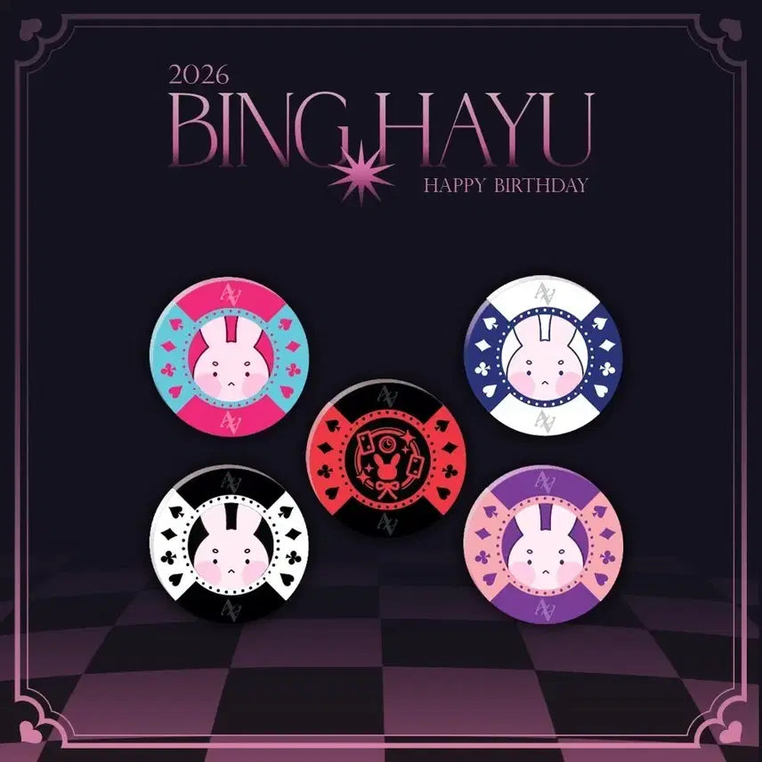 [BUNJANG] Bingha Yu Birthday Commemorative Hol-Dream Chip Set / 빙하유 생일 기념 홀덤칩 세트
