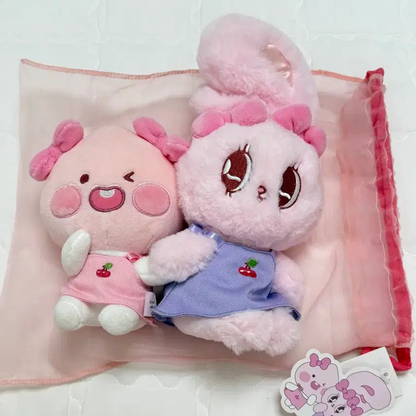 [BUNJANG] Kakao Friends Apeach x Esther Bunny Collaboration Plush Doll / 카카오프렌즈 어피치x에스더버니 콜라보 인형