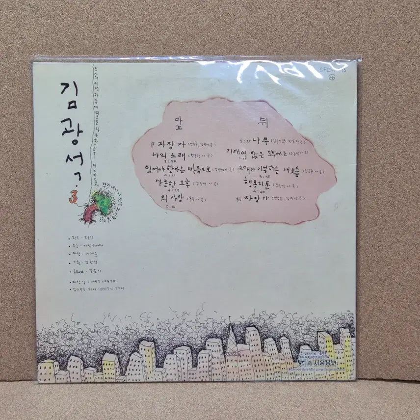[BUNJANG] Kim Kwang Seok 3rd Album LP / 초판 김광석3집 LP 민트급