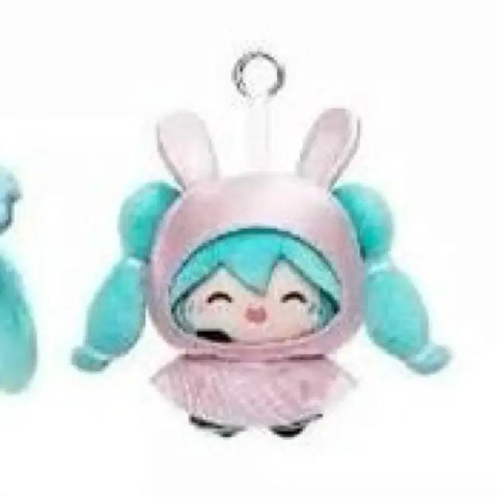 [BUNJANG] Hatsune Miku Rainy Day Animal Series Rabbit Plush / 하츠네 미쿠 비 오는 날 우비 동물 시리즈 토끼 누이