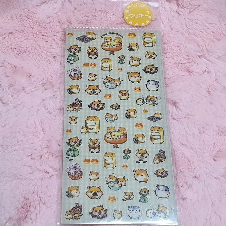 [BUNJANG] Quria Heisei Era Vintage Hamster Sticker Set / 쿨리아 큐리아 헤이세이 고전 햄스터 스티커