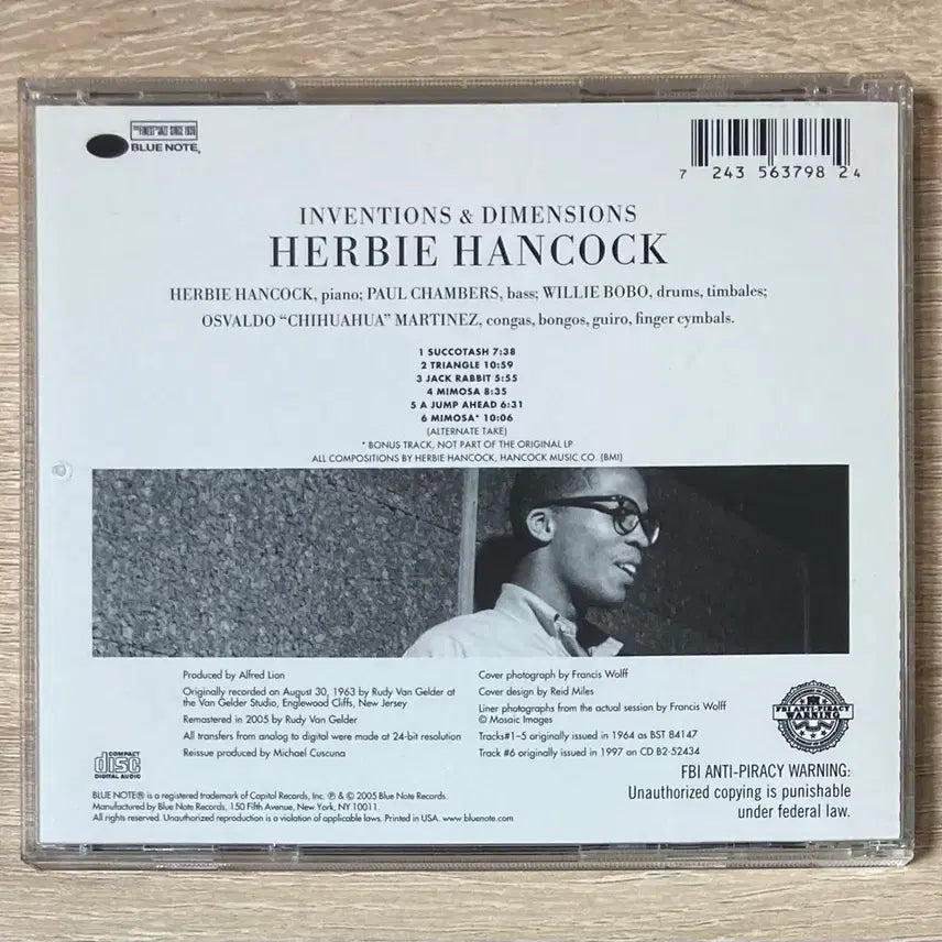 [BUNJANG] Herbie Hancock Inventions &amp; Dimensions CD / 허비 행콕 Inventions &amp; Dimensions CD 판매