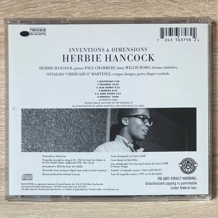 [BUNJANG] Herbie Hancock Inventions &amp; Dimensions CD / 허비 행콕 Inventions &amp; Dimensions CD 판매