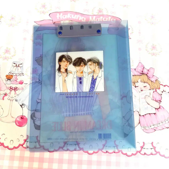 [BUNJANG] Vintage Translucent Clipboard File / 고전문구 반투명 클립보드 파일