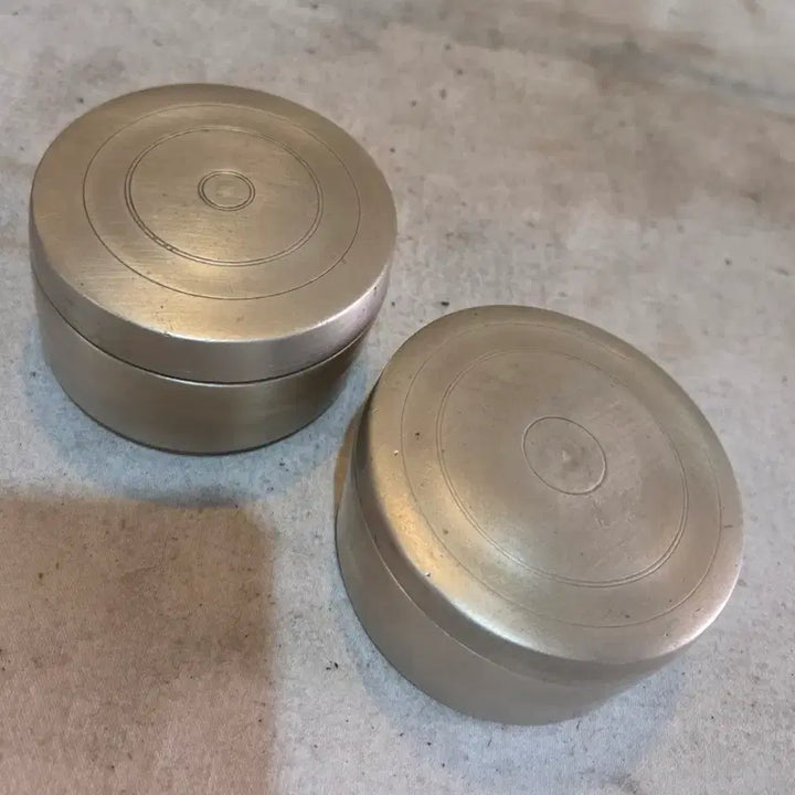[BUNJANG] Antique Bronze Incense Container Set (3 pieces) / 옛날 동 향합 3점