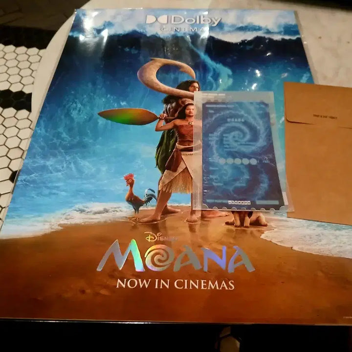 [BUNJANG] Disney Moana Special Edition Poster Set (3 Types) / (3종셋)디즈니 모아나 특전 오티 TTT 돌비 포스터