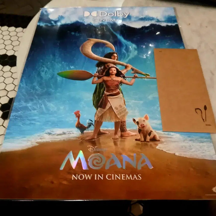 [BUNJANG] Disney Moana TTT Dolby Poster Set / (셋)디즈니 모아나 특전 TTT 돌비 포스터